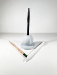 3D printed modern Ball Apple Pencil stand, pencil or pen holder / sleek office design / modern office