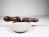 Walnut smooth wood handmade fidget pen 111 - one of a kind